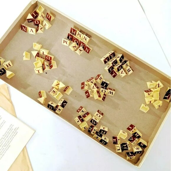 Vintage Parker Brothers Option Double-Sided Word Game Set 1983 - Picture 5 of 5